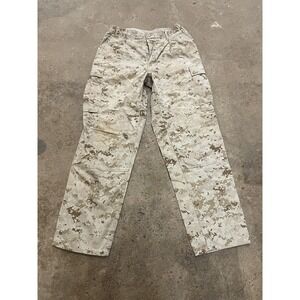 American Apparel Pants Mens 33x31 Beige Desert‎ MARPAT Camo Cargo USMC Military